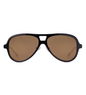 Adidas Originals Unisex Brown-Mirrored Aviator Sunglasses