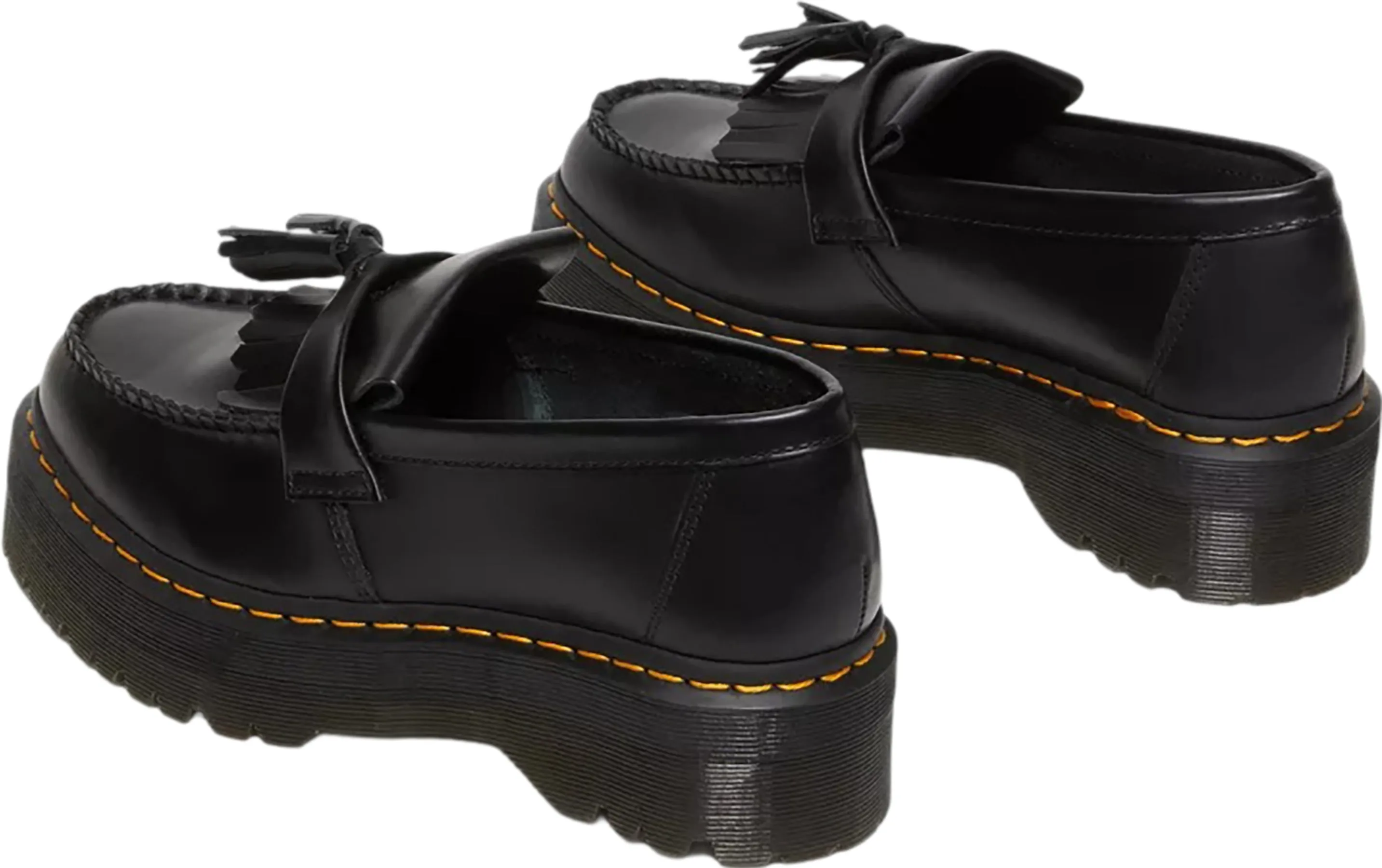 Adrian Leather Platform Tassel Loafers - Unisex|-|Mocassins à pampilles et plateforme en cuir Adrian - Unisexe