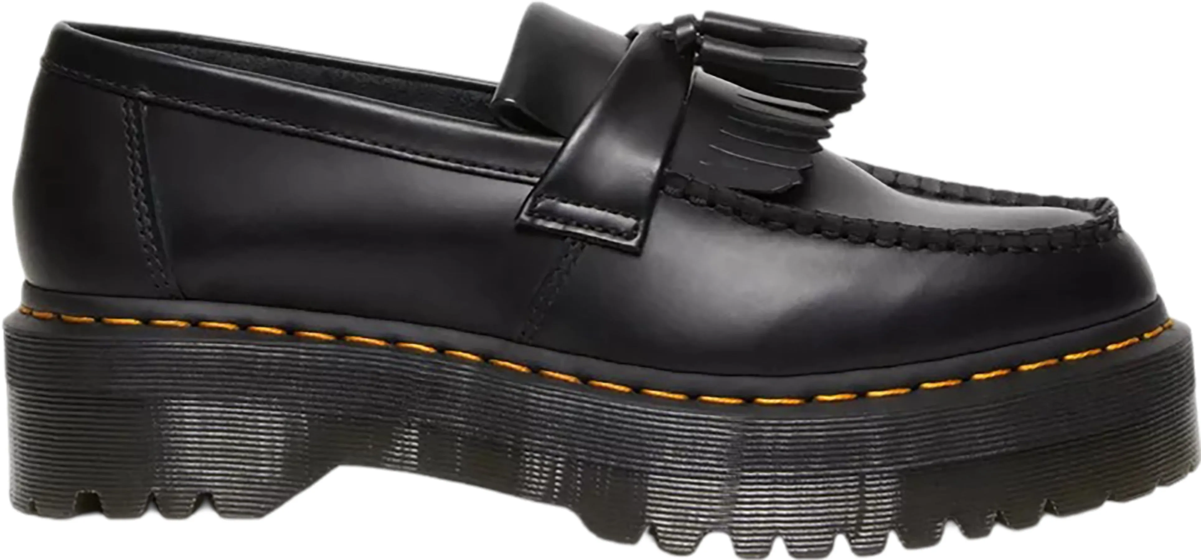 Adrian Leather Platform Tassel Loafers - Unisex|-|Mocassins à pampilles et plateforme en cuir Adrian - Unisexe