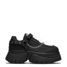 Allsander Men's Platform Trainers - Black