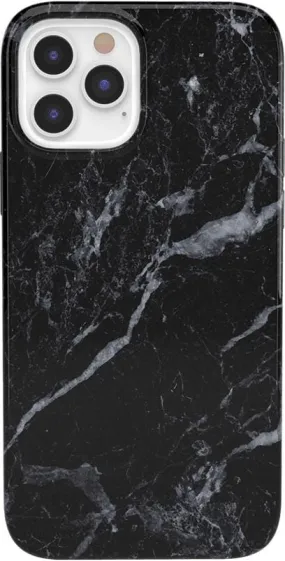 Black Pearl | Classic Black Marble Case