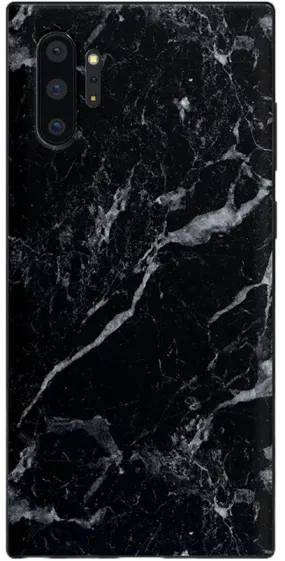 Black Pearl | Classic Black Marble Samsung Case