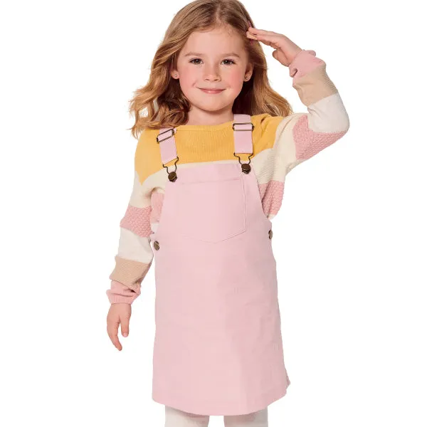 Burda Child Pinafore Dress 9287