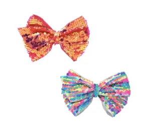 Colour Burst Sequin Jumbo Hair Bows