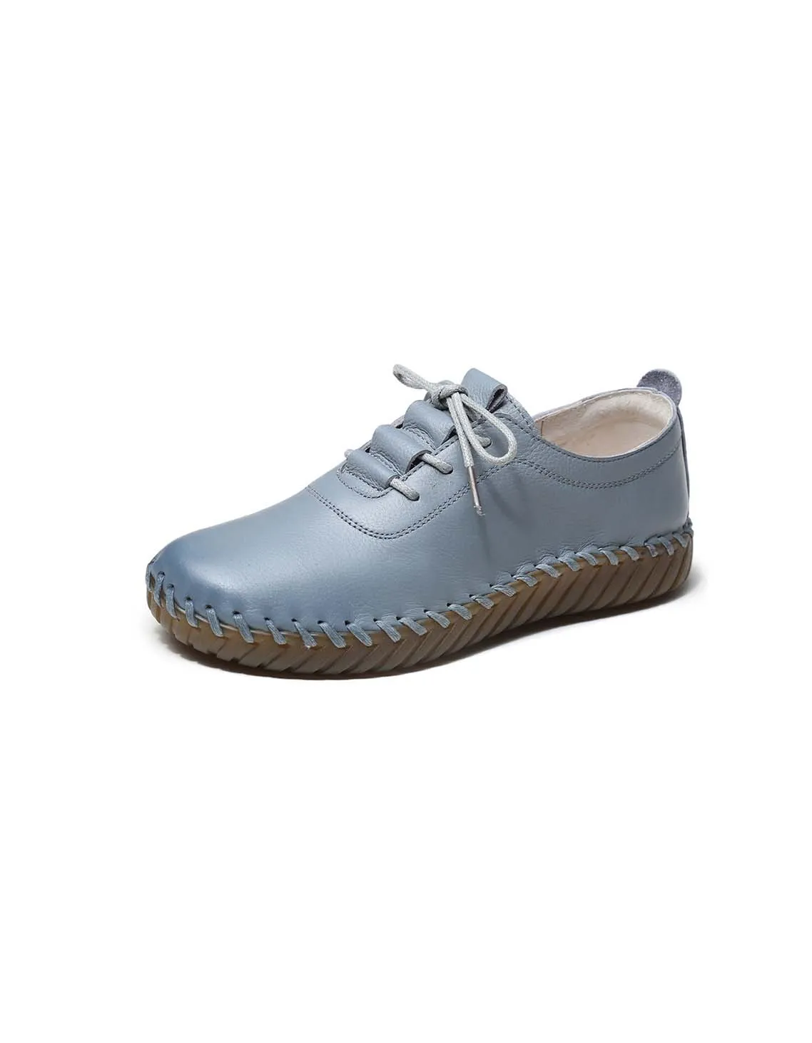 Comfortable Leather Soft Sole Lace-up Shoes