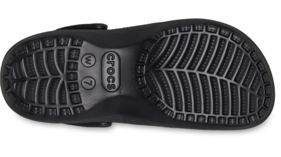 Crocs Classic Platform Glitter Clog Black