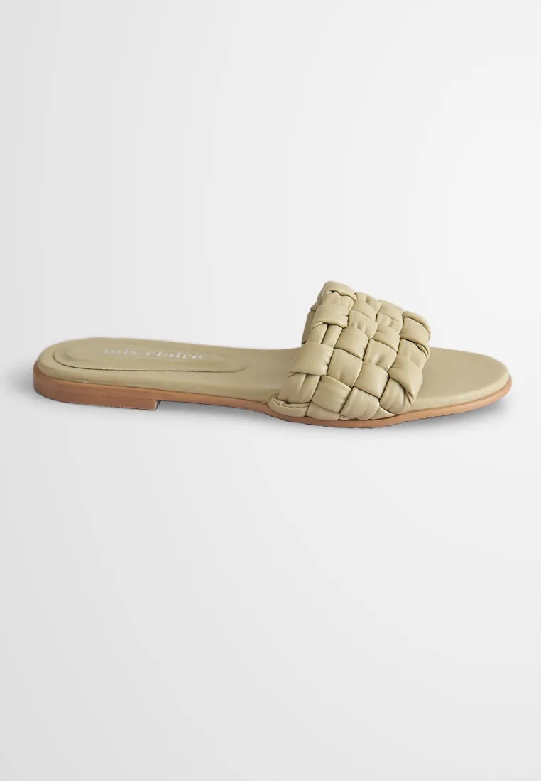 Cullen Soft Cushion Plaited Slide Sandals