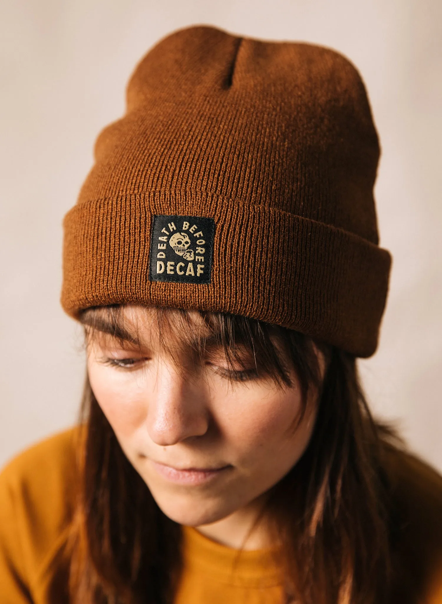 Death Before Decaf Beanie