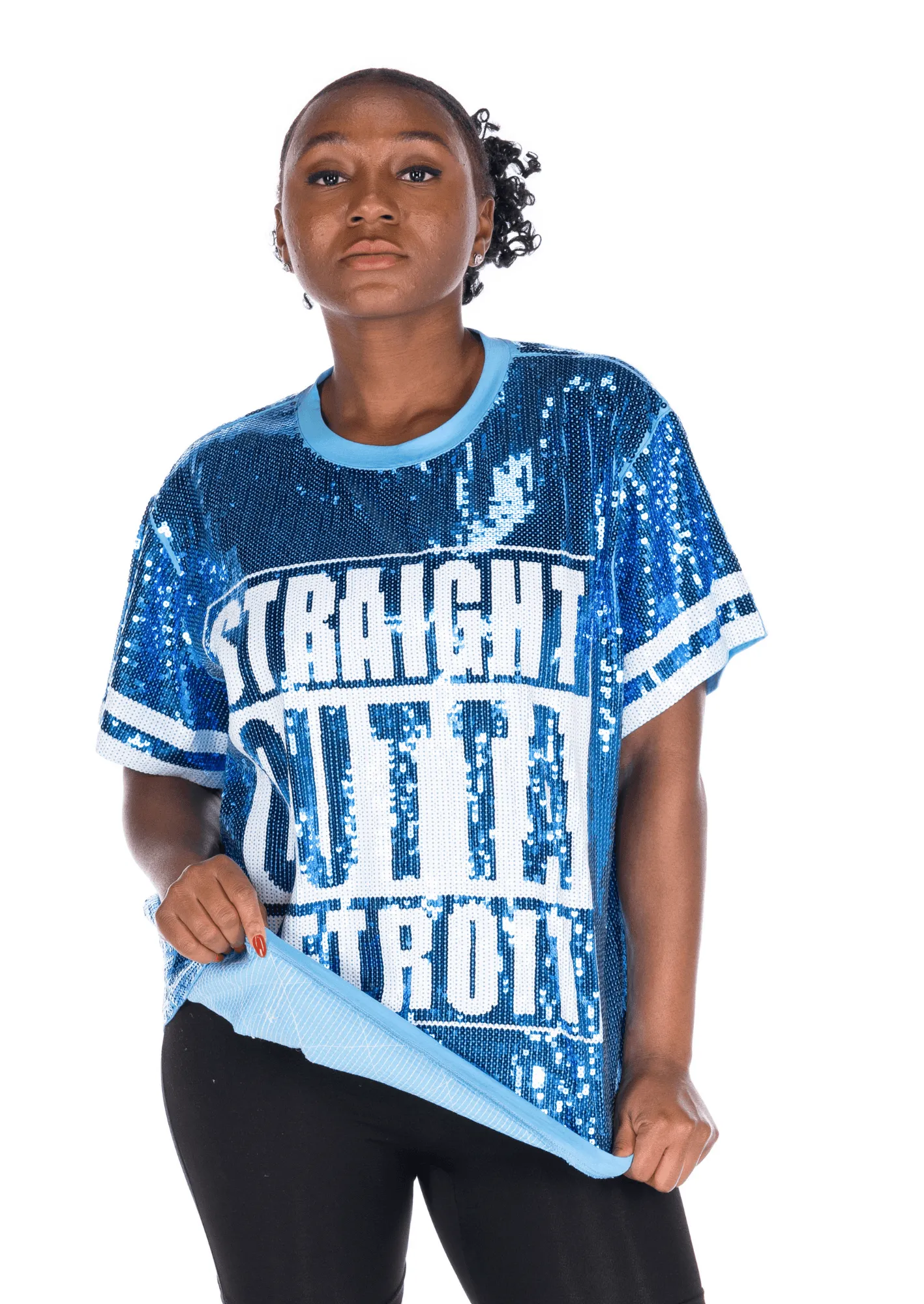 Detroit Lions Sequin Shirt