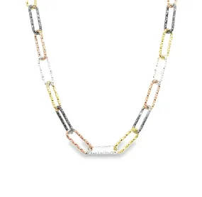 Diamond Cut Metal Chain by Leela Grace