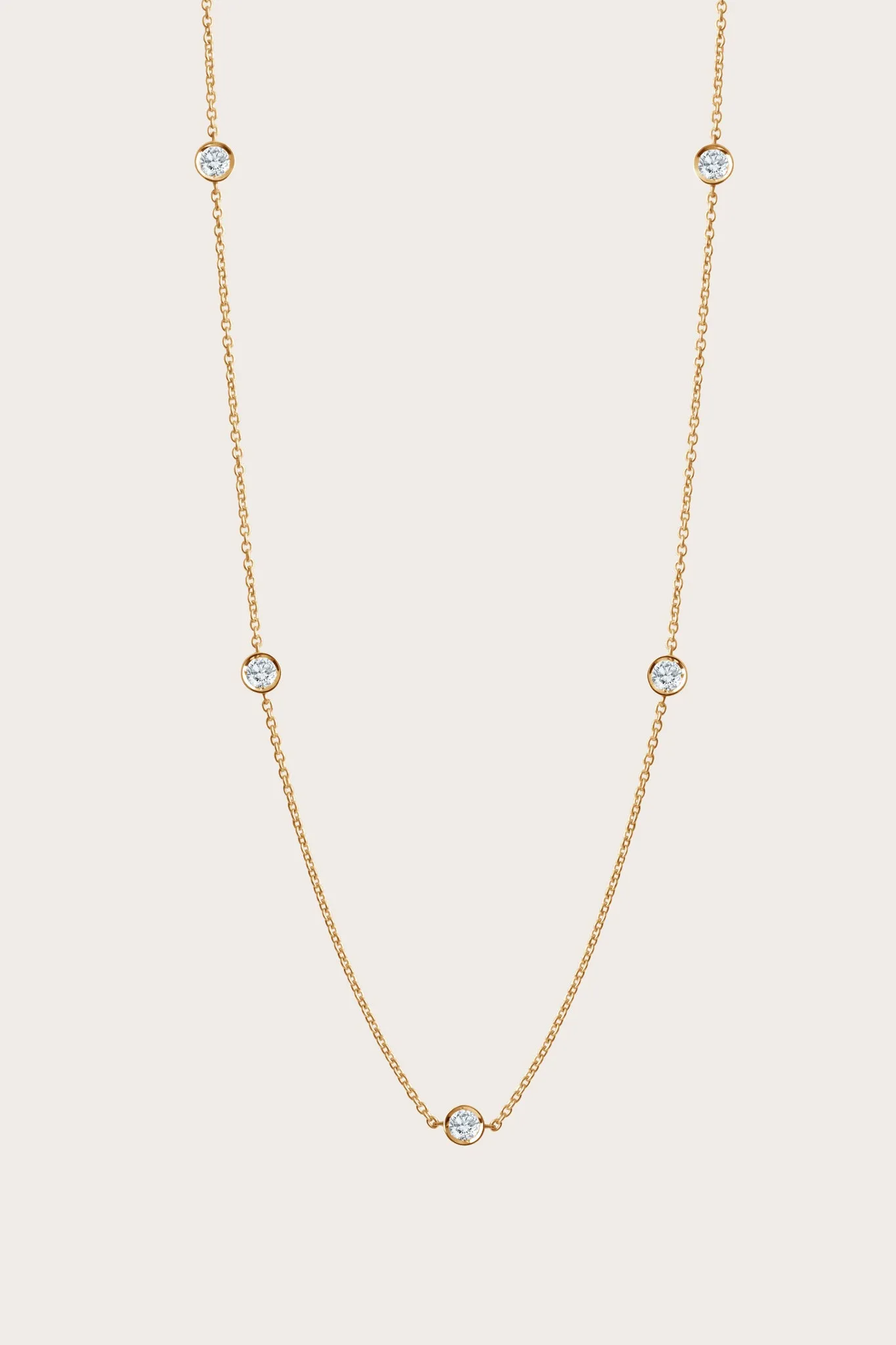 Diamond Station Necklace