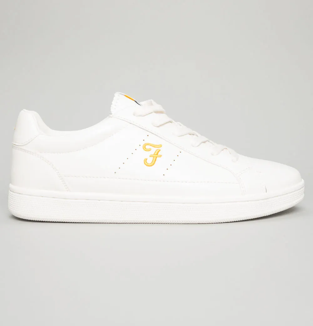 Farah Samwood Cupsole Trainers White