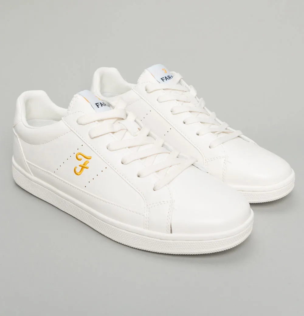 Farah Samwood Cupsole Trainers White