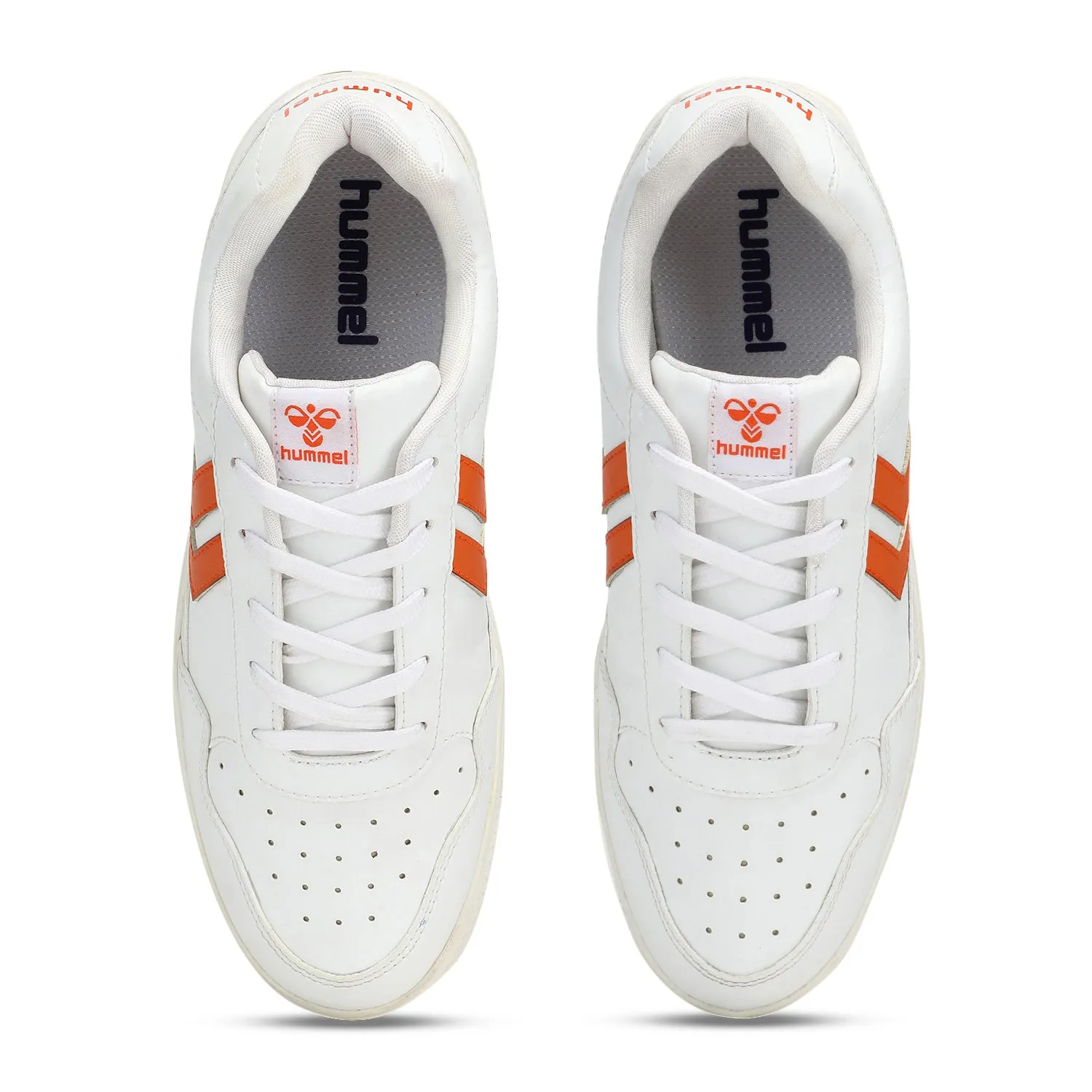 Firefly Casual Men'S White/Orange Sneaker