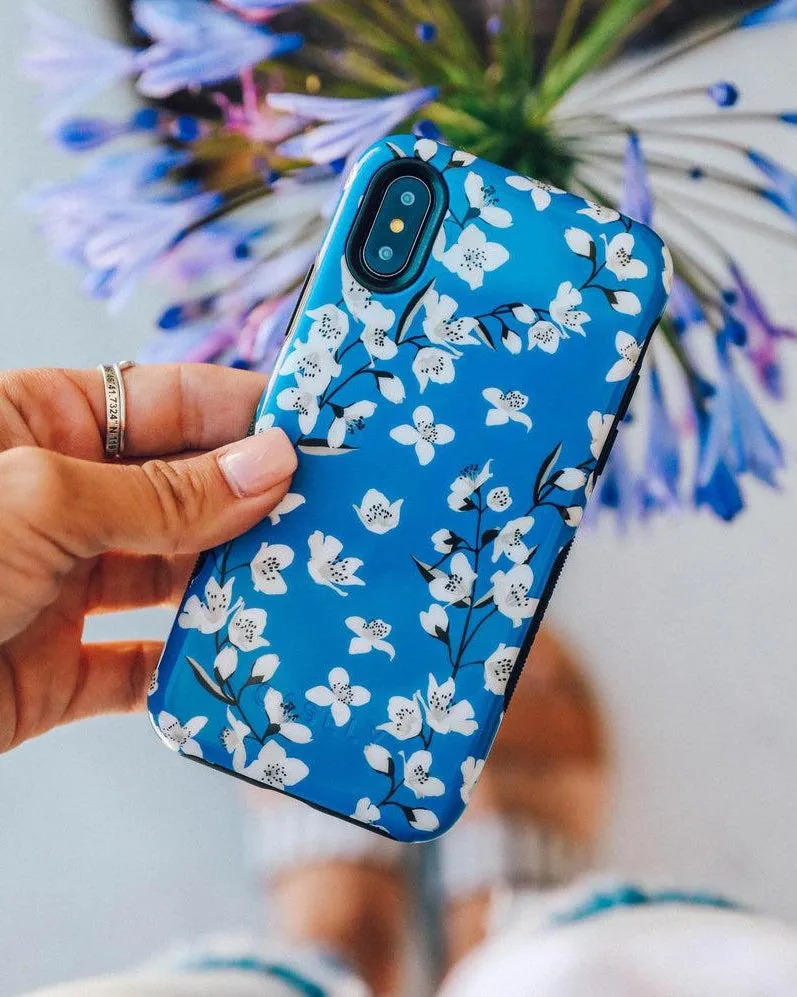 Floral Forest | Blue Cherry Blossom Floral Case