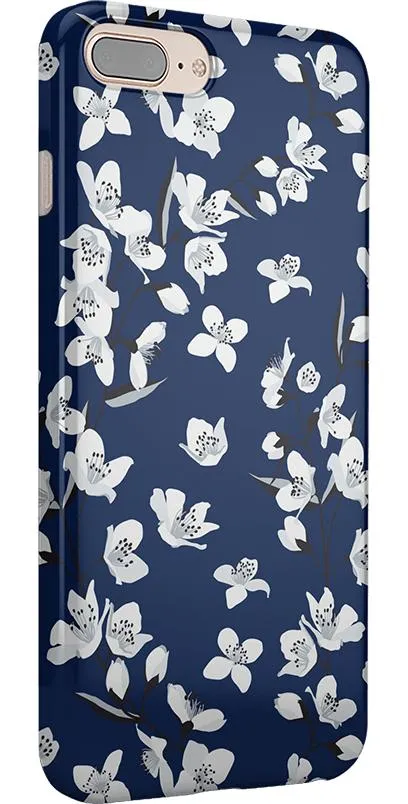 Floral Forest | Navy Cherry Blossom Floral Case