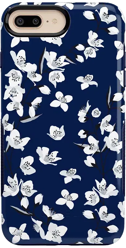 Floral Forest | Navy Cherry Blossom Floral Case