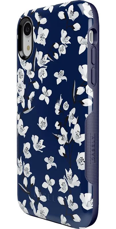 Floral Forest | Navy Cherry Blossom Floral Case