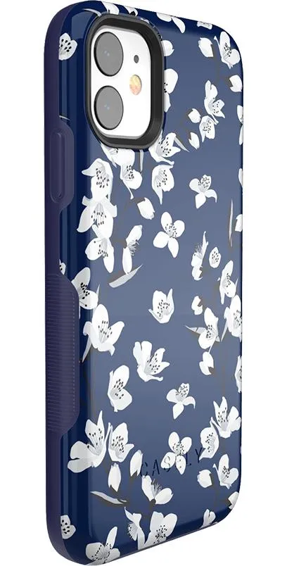 Floral Forest | Navy Cherry Blossom Floral Case