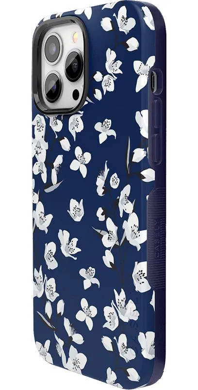 Floral Forest | Navy Cherry Blossom Floral Case