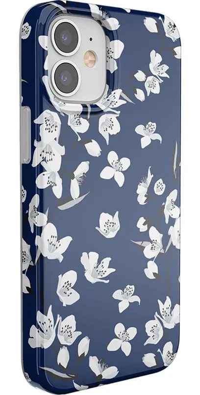 Floral Forest | Navy Cherry Blossom Floral Case