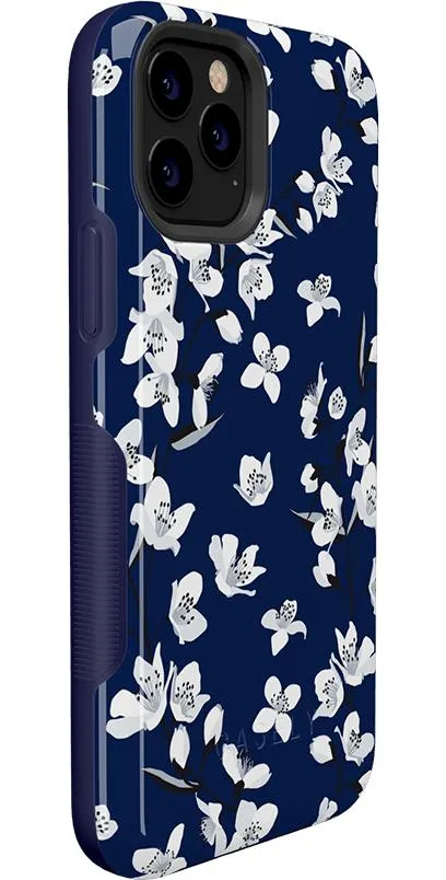 Floral Forest | Navy Cherry Blossom Floral Case