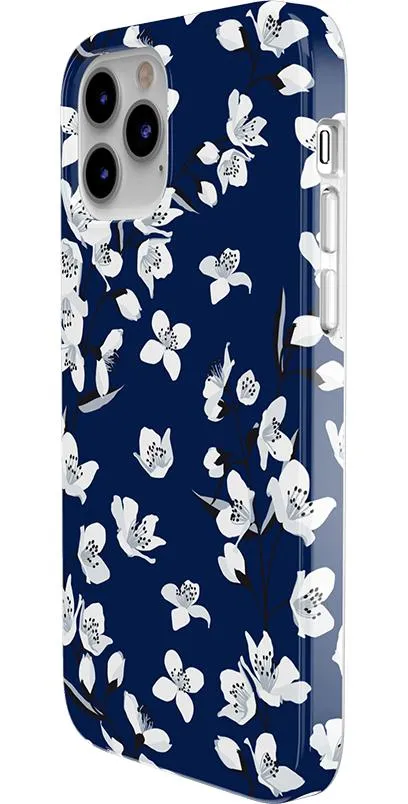 Floral Forest | Navy Cherry Blossom Floral Case