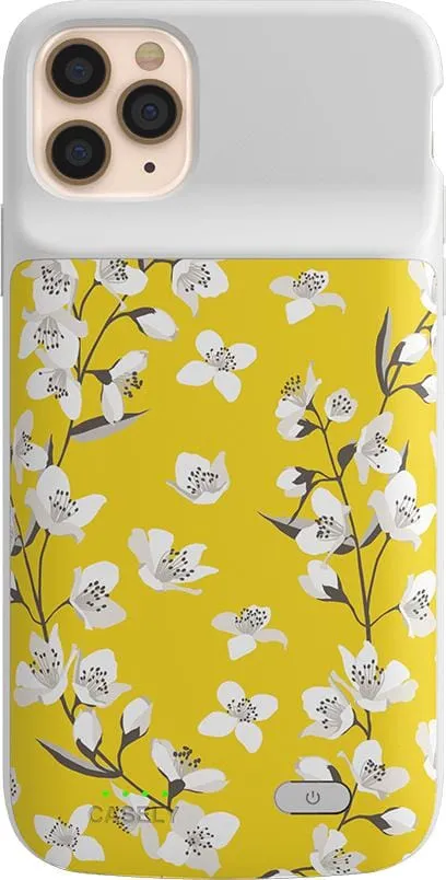 Floral Forest | Yellow Cherry Blossom Floral Case