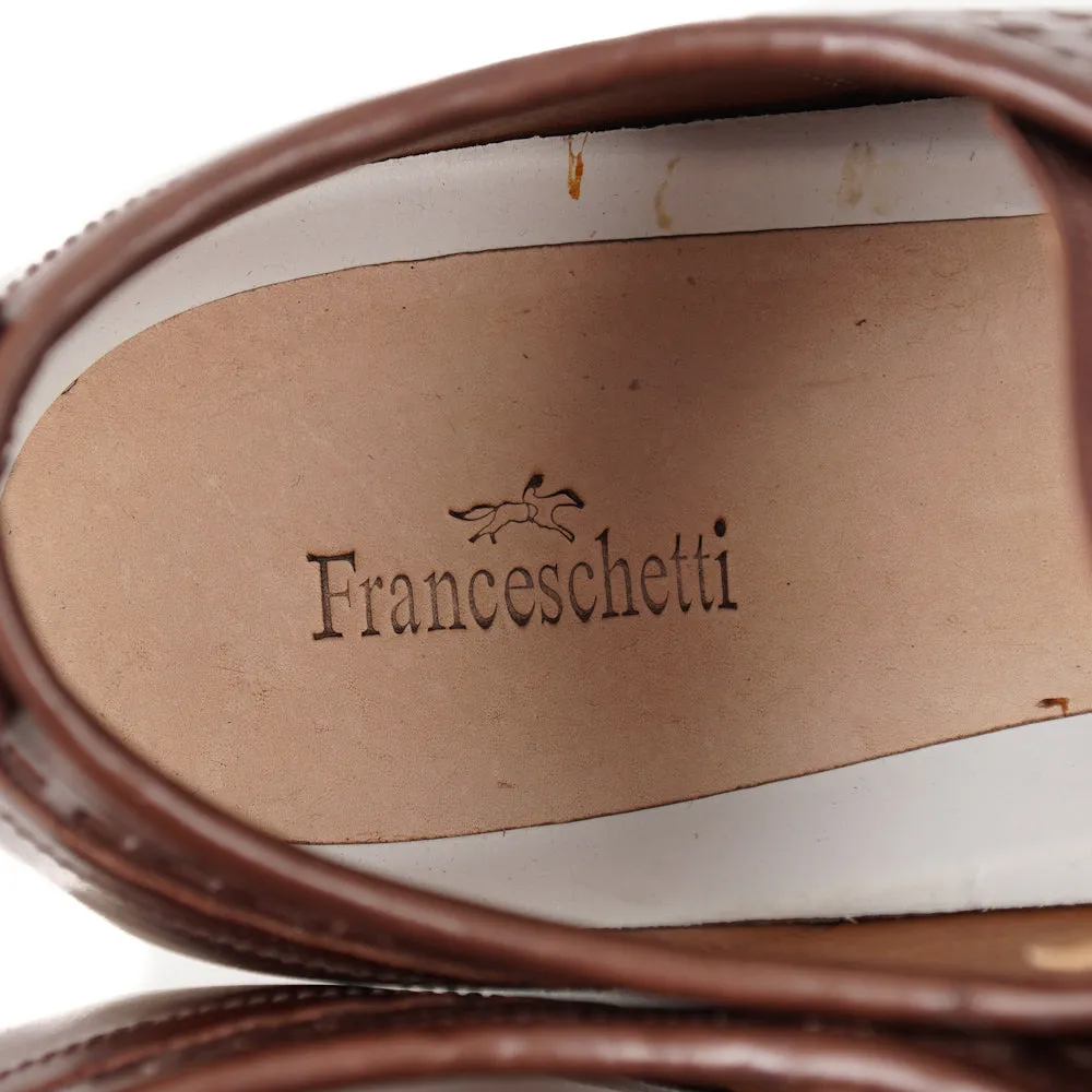 Franceschetti Punched Leather Sneakers