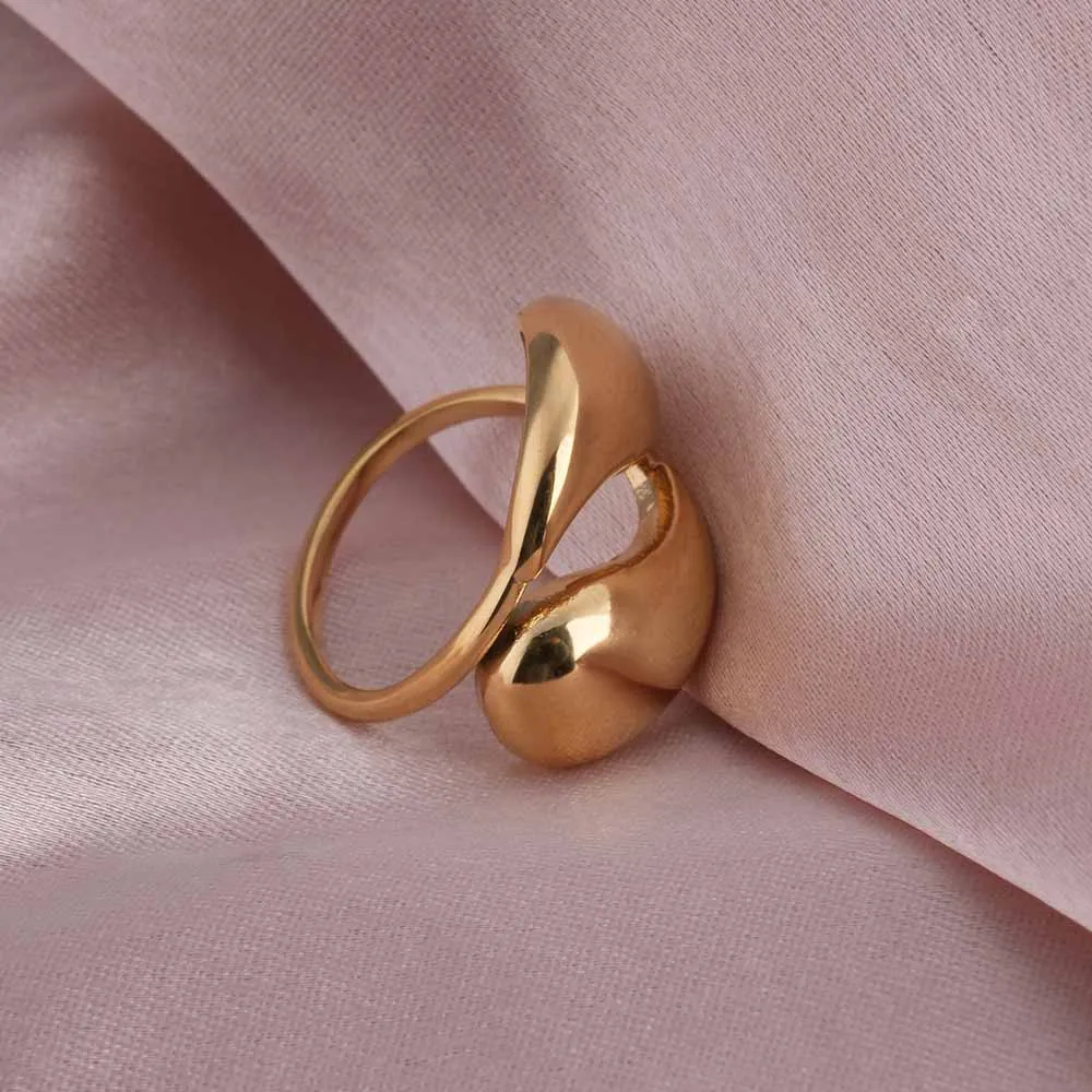 Gold Plated Adjustable Finger ring