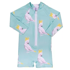 Green Cockatoo Unisex Zip Swimmers