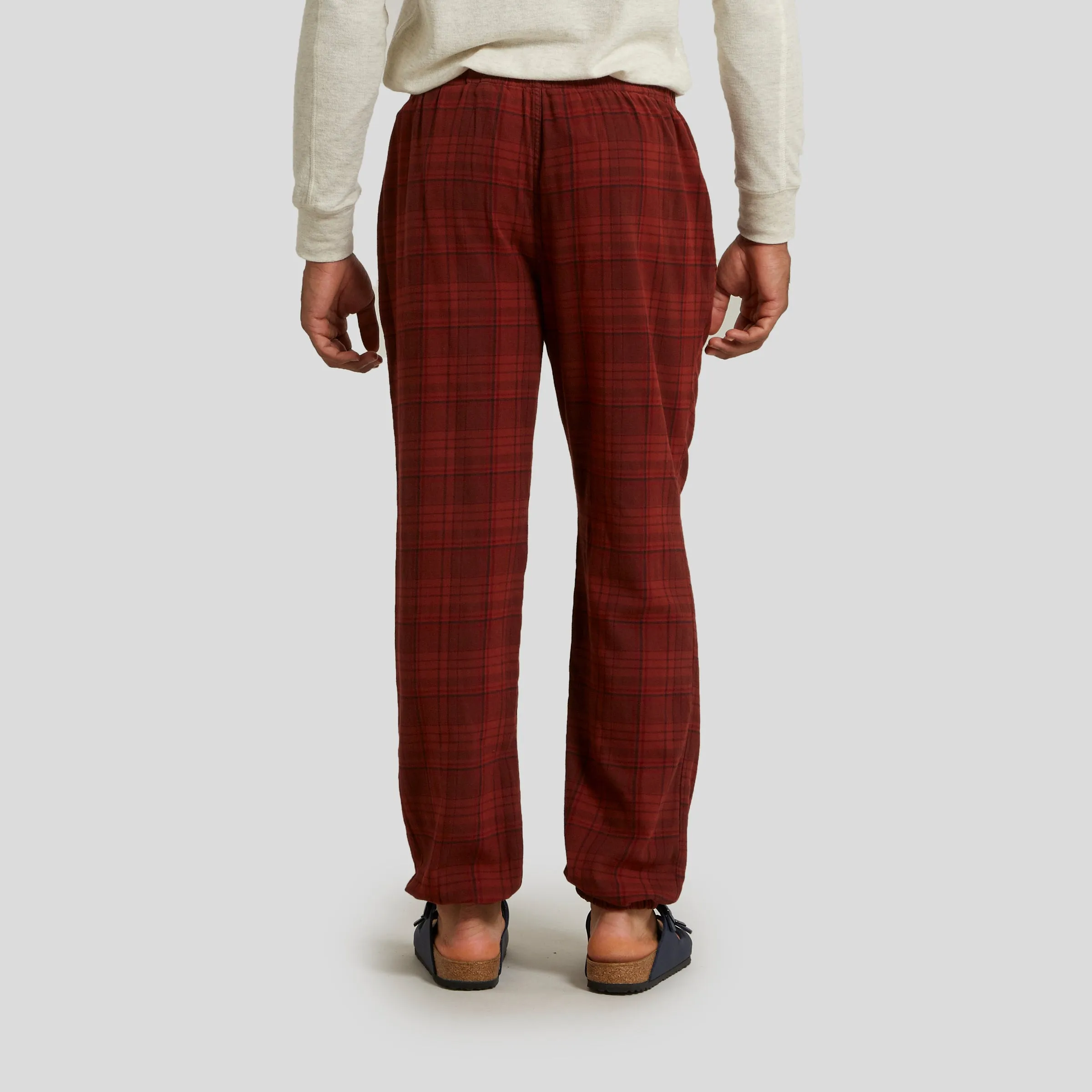 Gutterman's Flannel PJ Drawcord Pant - Russet Red (Final Sale)