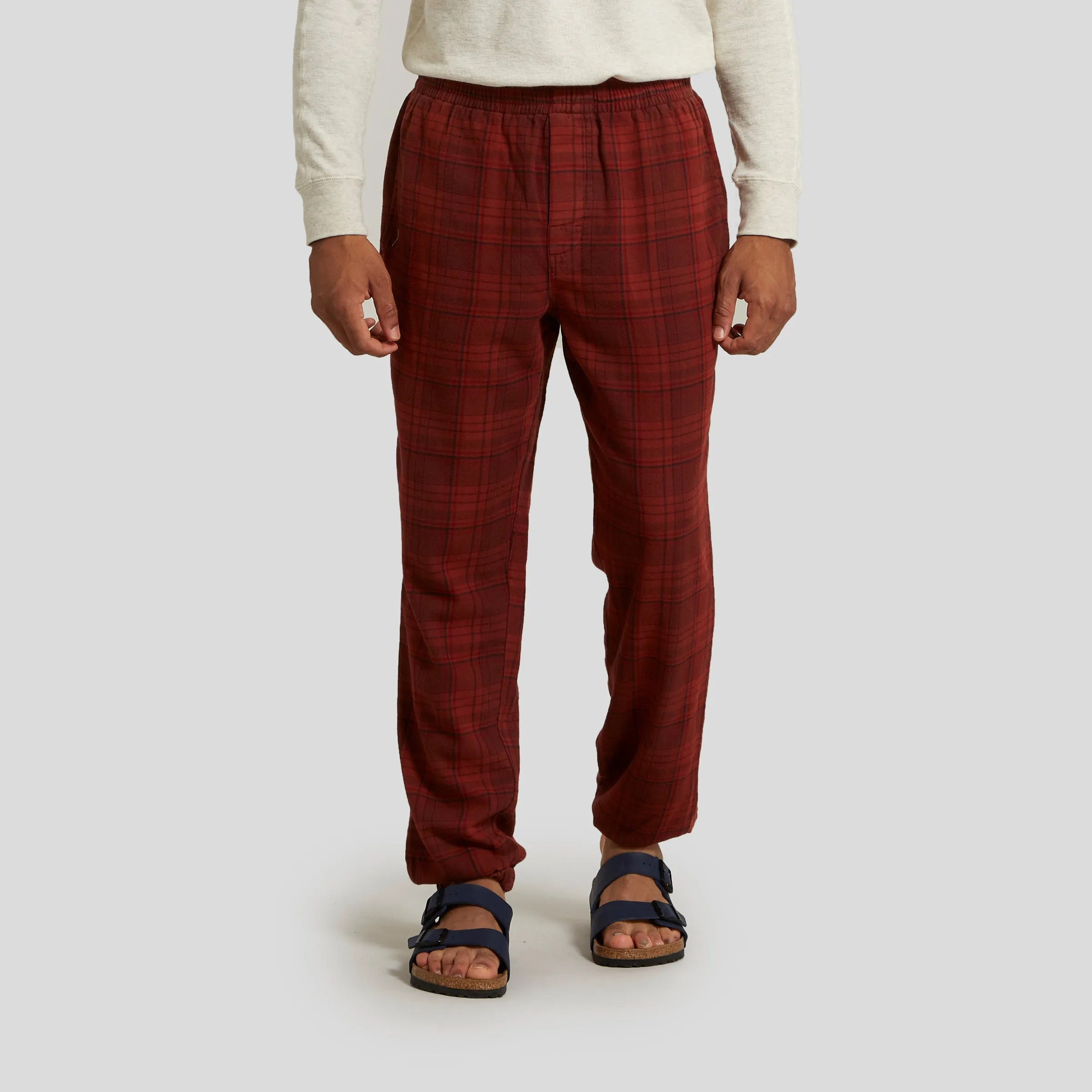 Gutterman's Flannel PJ Drawcord Pant - Russet Red (Final Sale)