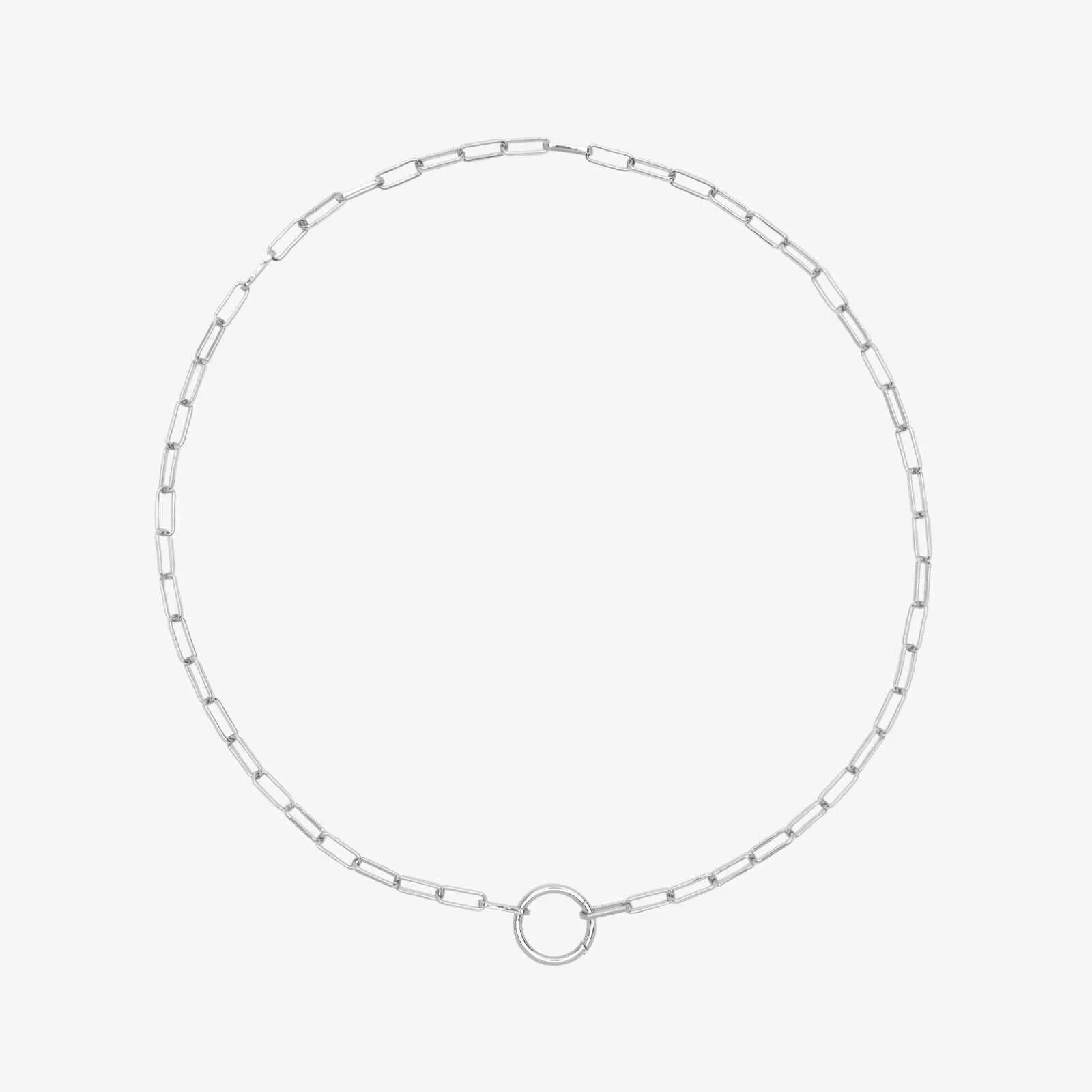 Harper Round Charm Chain Choker