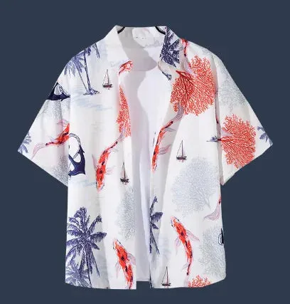 Hawaiian Beach Flower Shirt