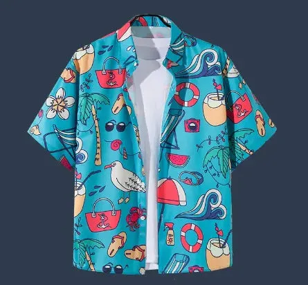 Hawaiian Beach Flower Shirt