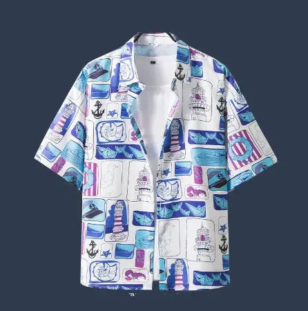 Hawaiian Beach Flower Shirt