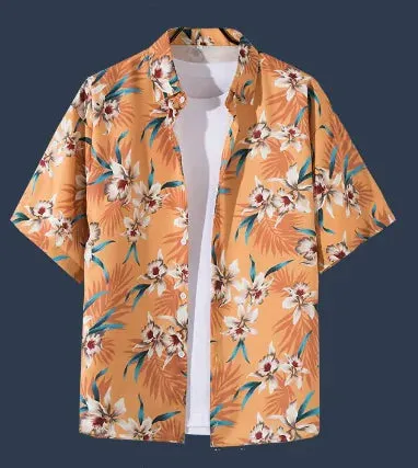 Hawaiian Beach Flower Shirt