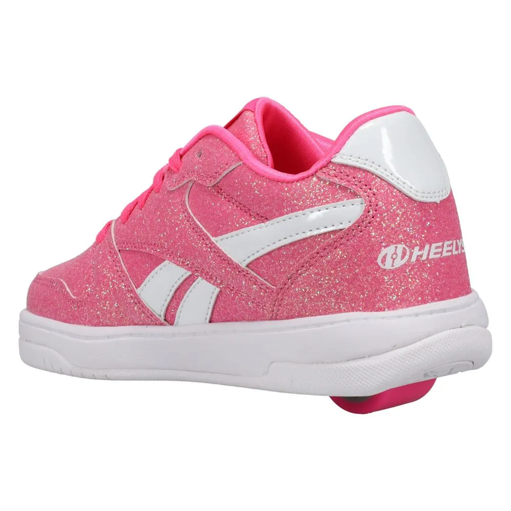 Heelys x Reebok BB 4500 Low Atomic Pink & White