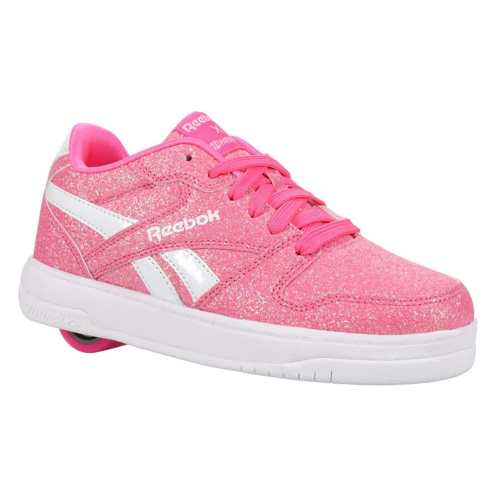 Heelys x Reebok BB 4500 Low Atomic Pink & White