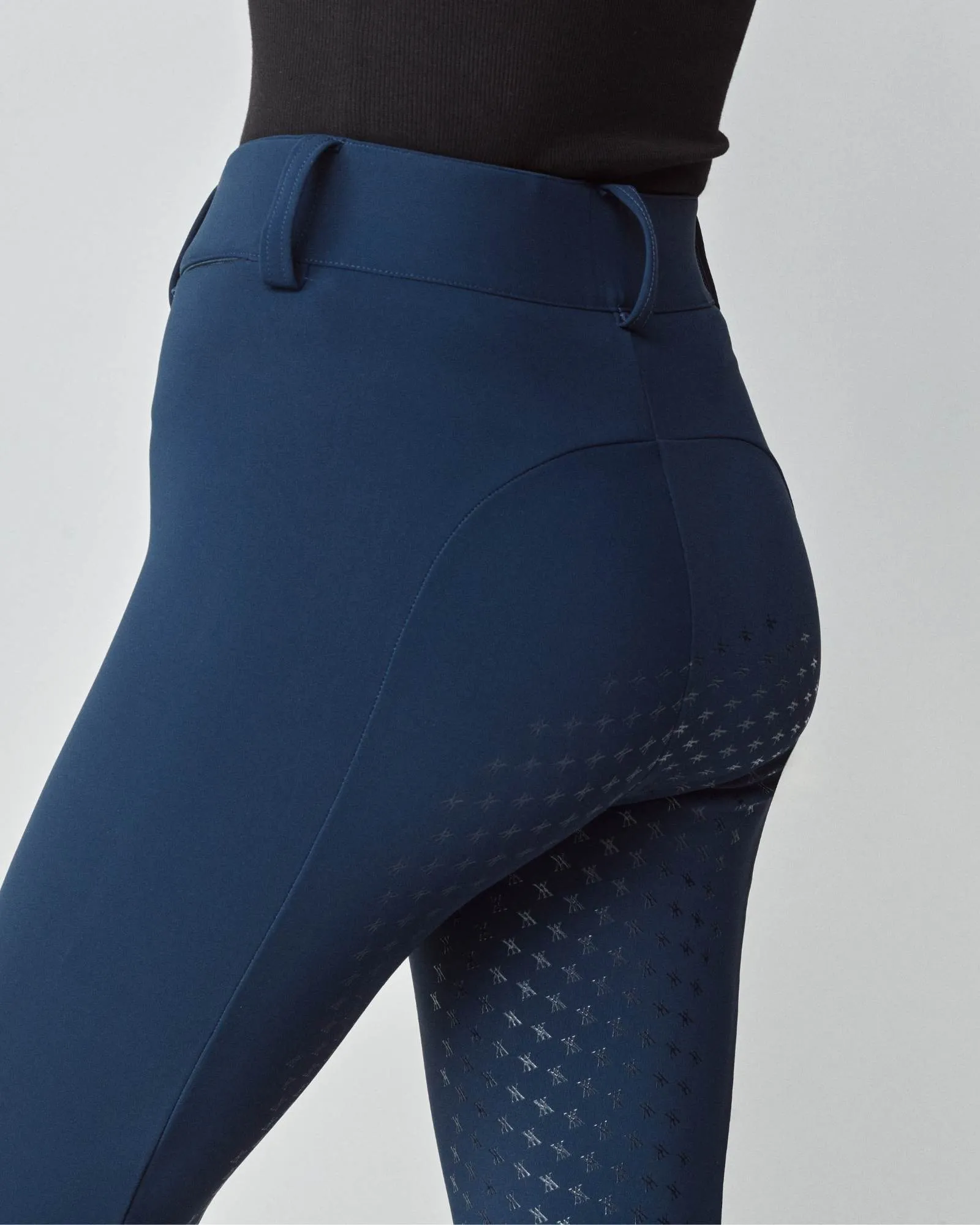 High-Rise Compression Breeches Navy