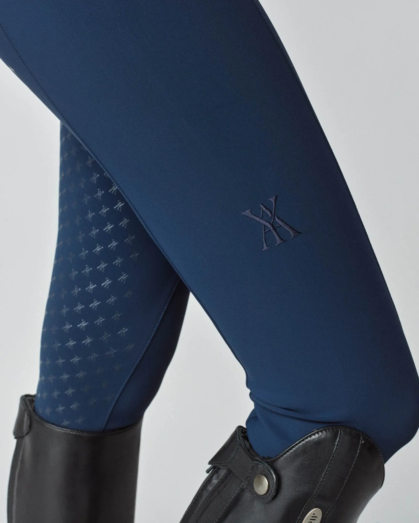 High-Rise Compression Breeches Navy