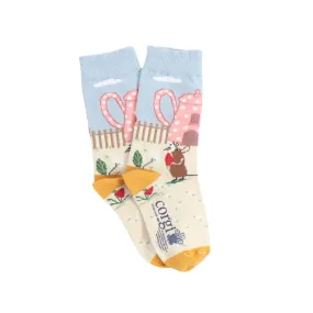 Kids Mouse House Cotton Socks