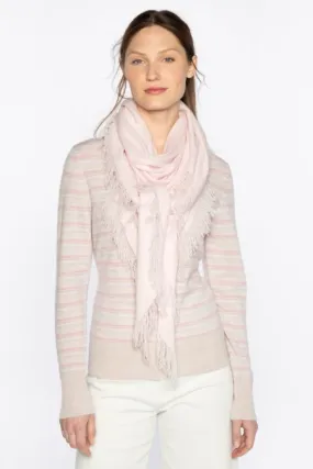 Kinross Cashmere Fringe Triangle Wrap