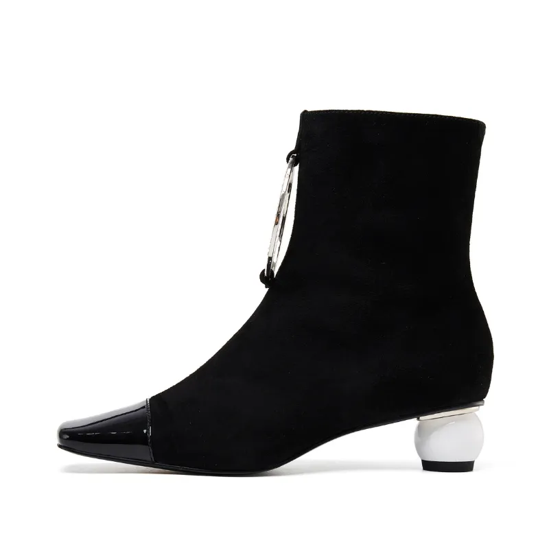 Ladies Ring Ankle Boots 5590 Black