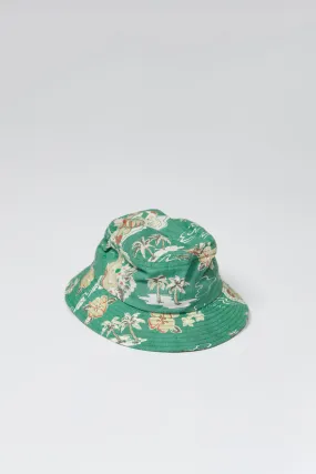 Lite Year Hawaiian Bucket Hat - Green