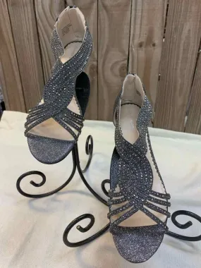 NWT CHARTER CLUB SHOES 12 Silver T STRAP Shoes