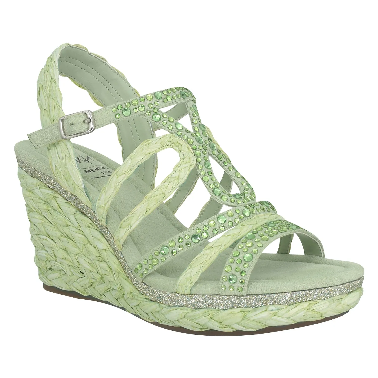 Omalia Platform Wedge Sandal with Memory Foam