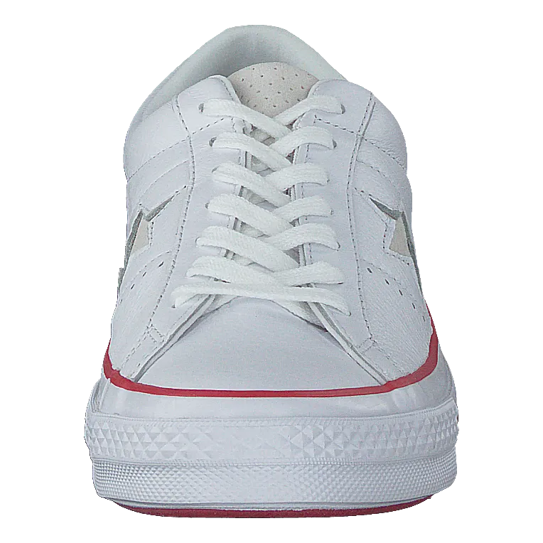 One Star - Ox White/gym Red/white