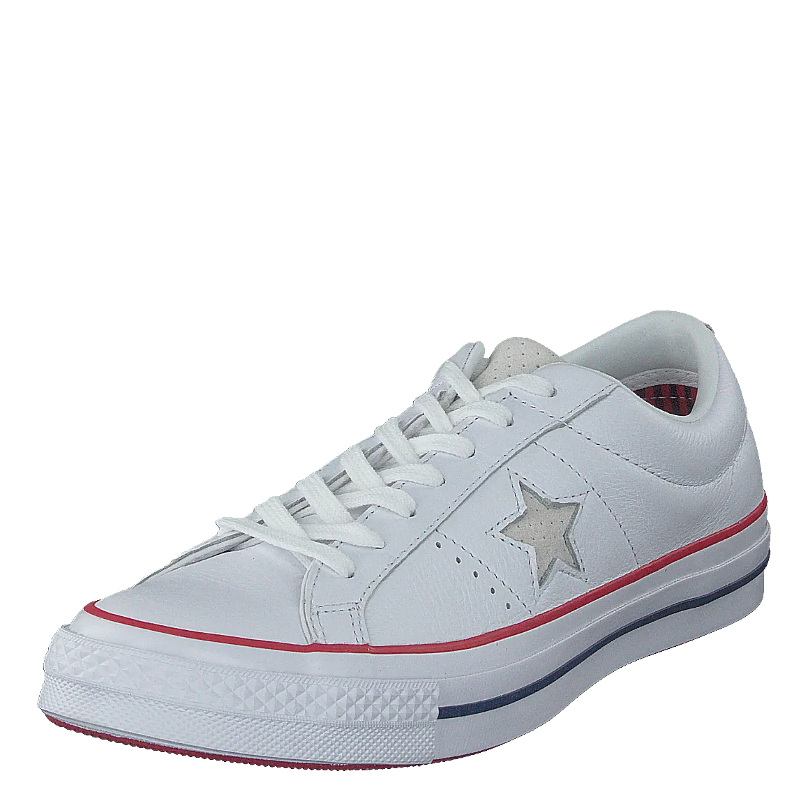 One Star - Ox White/gym Red/white